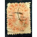 Tasmania 1871 sg141 1/-orange red - FU