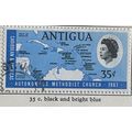 Antigua 1967 Methodist Church 35c Black & Blue ...