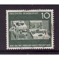GERMANY 1961 10pf PHILIPP REIS TELEPHONE SG 128...