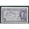 Turks & Caicos Islands 1948 SG213 6d Voilet Mou...
