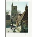 Wiltshire CASTLE COMBE Church & Market Cross Po...