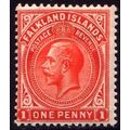 Falkland Islands, 1924 1d George V, SG74 (Scott...