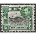 KUT 1952 SG138 15c Black & Green Fine Used .. ...