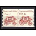 1898A 4c Stagecoach Very Fine MNH Dry Gum CNP L...