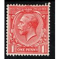 Sg357 1d Bright Scarlet wmk Royal Cypher P.O.Fr...