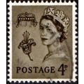 1968-69 Guernsey Regional Definitives, 4d Value...