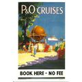 Advertising P&O CRUISES Postcard (Santoro M636)