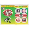 Two 1990 Fleer Action Series Cincinnati Reds Te...