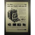 1960 Graflex Super Speed Graphic Camera Ad - Pa...