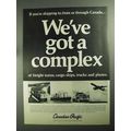 1968 Canadian Pacific Railroad Ad - We've Got a Complex