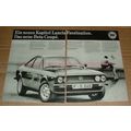 1979 2pg Lancia Beta Coupe Car Ad, in German - NICE!
