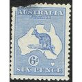 Australia 1913 Kangaroo 6d Ultramarine Die II S...