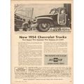 CHEVROLET 1954 New trucks power economy feature...