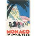 Monaco Grand Prix 1932 Motor Race Racing Poster...