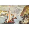 ICE-BOAT RACE ON THE HUDSON 1952 Nathaniel Curr...