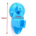 Blue Attachable Bathroom Shower Head Holder Wal...