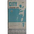 1967 programme Manchester City v. Leicester Cit...