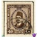 Egypt stamps 1927 - SG 165 - King Fuad 40 mills...