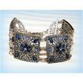 Pre Loved Tibetan Silver Crystal Stones Bracele...