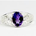 Amethyst, 925 Sterling Silver Ring, SR306