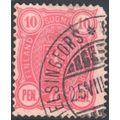 Finland 1889 - SG149 - 10p red - Arms - used
