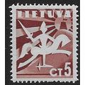 Mi 437 (**): 5 c. carmine-brown 'Peace': Lithua...