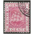 British Guiana 1882 SG174 8c Rose Wmk Crown CA ...