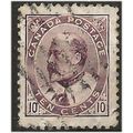 Canada 1903 SG182 10c Brown-Lilac (slight thin)...