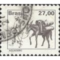 BRAZIL, Water Bearer with Donkey, grey 1979, 27...