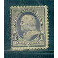 Used 219 1c Benjamin Franklin Average Plus M01963