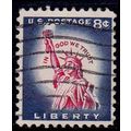USA 1954 Liberty 8c Used Stamp