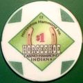 Horseshoe. $! Casino Chip. Hammond, IN. X12.