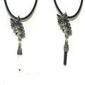 Unicorn Head with Point Drop Necklace