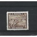 Malta.SG217 1/4d Grand Harbour,Valletta.Mounted...