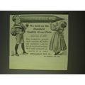 1900 Spencerian Pens Ad - We hold up the standa...