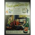 1947 7-Up Soda Ad - Keyed to Family Harmony