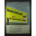 1966 Winston Cigarettes Ad - Tastes Good Like Should