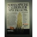 1988 Norma Special Caliber Ammunition Ad - Special Guns