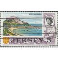 JERSEY, Mont Orgueil, violet 1970, 5p, #6