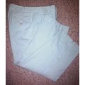 Liz Golf Finely Striped Green and White Women S...