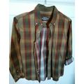 Faded Glory Shirt, Long Sleeves, Shades of Gree...