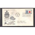 FDC Rose Craft 5c Coat of Arms (Cachet-Typed/A)...