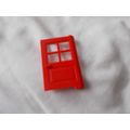 LEGO / RED PANELLED DOOR (12/01) FREE POSTAGE