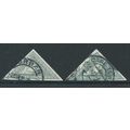 south africa stamps sg 33 sg33 used and sg33a a...
