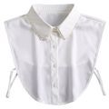 Women False Half Collar Fake Shirt Blouse Ladie...