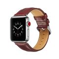 Crazy Horse Texture Top-grain Leather Watchband...