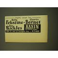 1961 Basin Street East Advertisement - Billy Eckstine Charlie Barnet Don Rickles