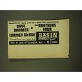 1961 Basin Street East Ad - Dave Brubeck The Brothers Four Carmen Mcrae