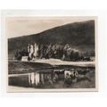 Old Mar Castle from River Dee, Scotland. Vintag...
