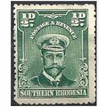Southern Rhodesia 1924 SG1 1/2d Blue-Green Moun...